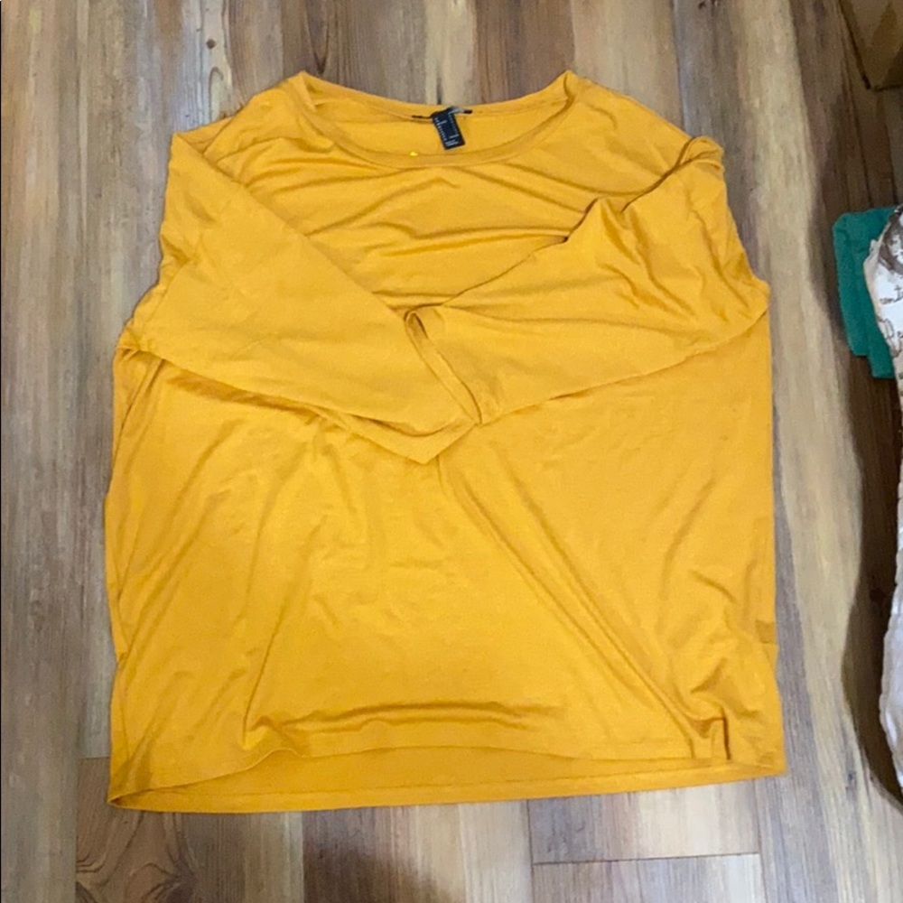 Mustard yellow top